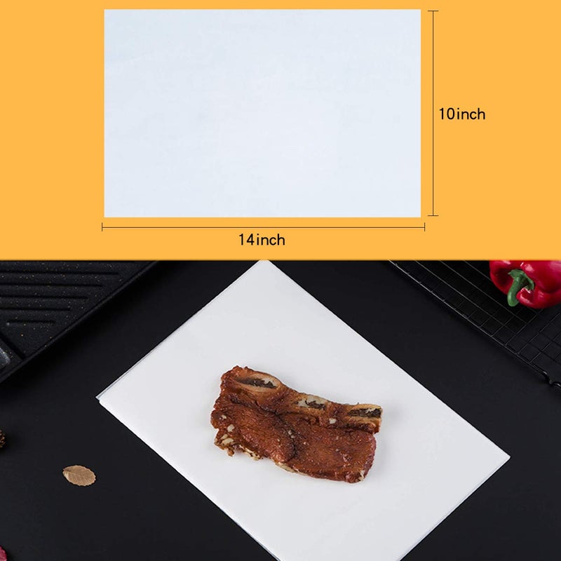 GoldPaddy Parchment Sheets (200Pcs), 10 x 14 Inches Non-Stick Precut Baking Parchment Paper for Baking Cookies, Bread, Meat - Image 3